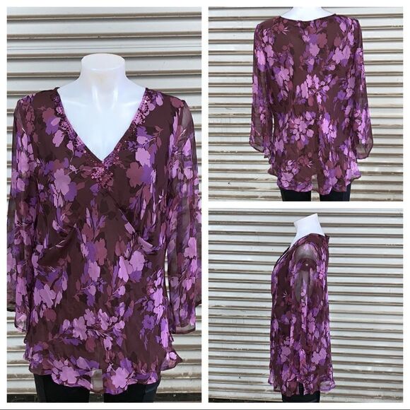 Separates by New York City Design Co 100% Silk - Picture 1 of 7